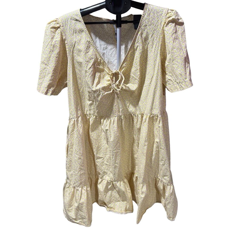 Levi's Women's XXL Floral Flowers Yellow Marcella Trapeze Dress NWOT
